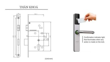 Khóa thẻ từ dành cho khách sạn DL9939