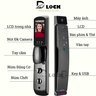 Khóa vân tay điện tử Dlock - DLR8